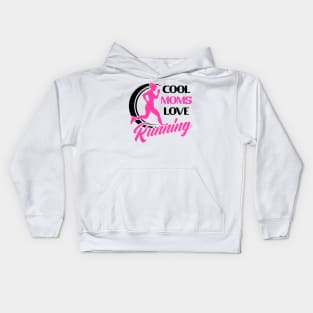 Cool Moms Mothers Running Runner Jogging Ladies Kids Hoodie